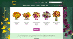 Desktop Screenshot of jacksonflowershop.biz